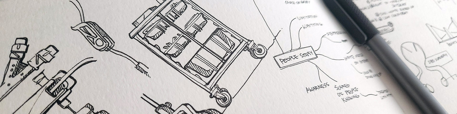 Concept sketches drawings